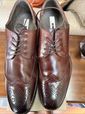 Jos. A. Bank Brown Leather Wingtip Derbys